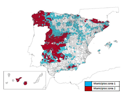 mapa gas rado